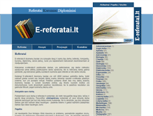 Tablet Screenshot of e-referatai.lt